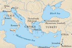 <p>the name given to Byzantium after it was made the new capital of the Roman Empire; it was the capital of the Eastern Empire</p>