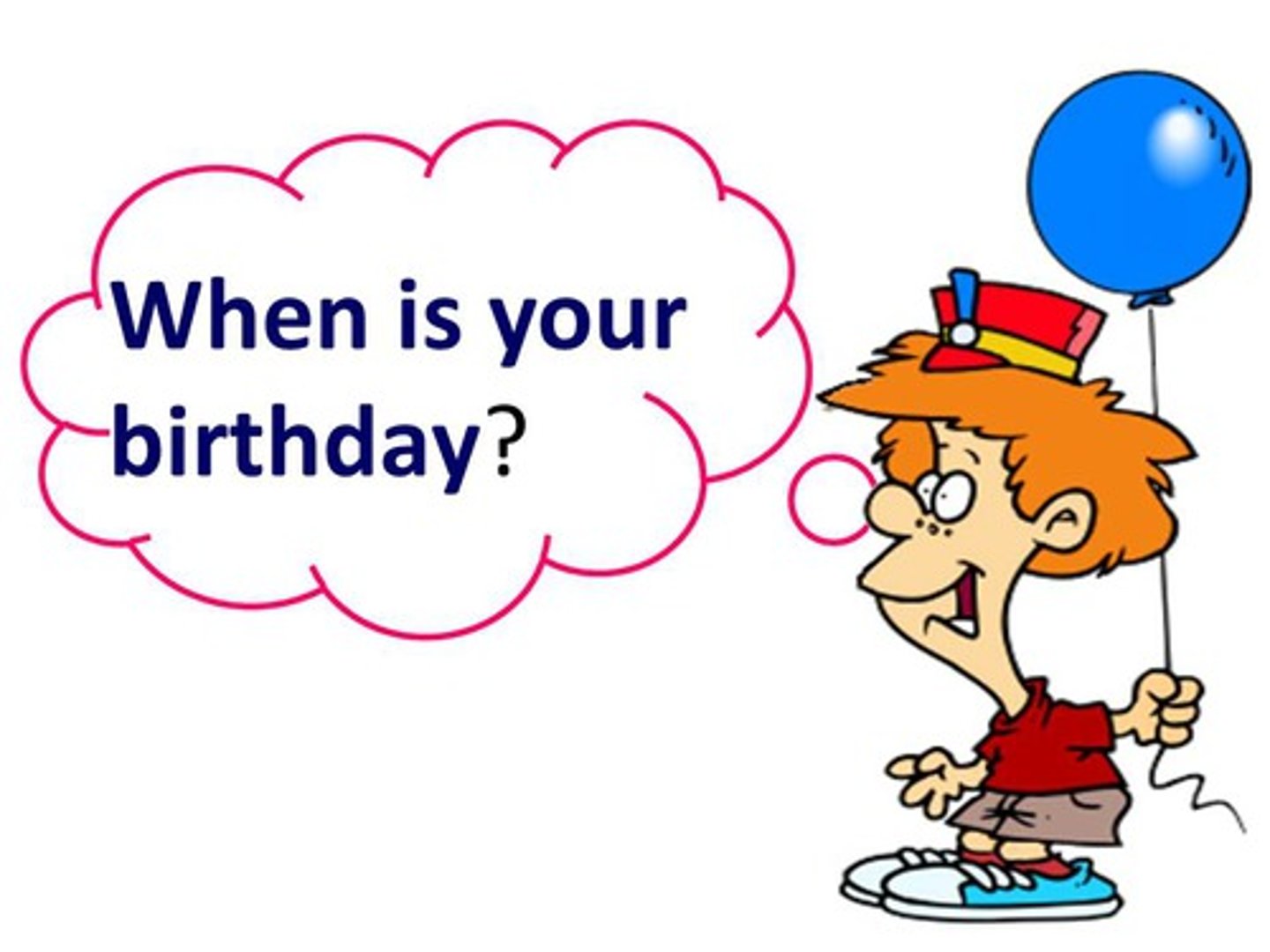 <p>nǐ de shēng rì (your birthday)</p>