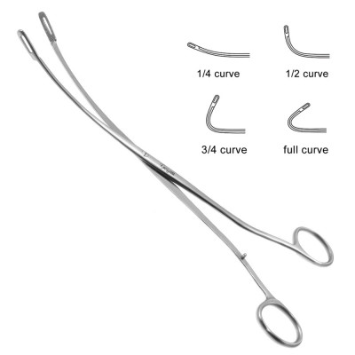 <ul><li><p>used  to grasp calculi such as kidney stones or gall stones;</p></li><li><p> either curved or straight forceps ;</p></li><li><p> have blunt loops or cups at the end of the jaws.</p></li></ul><p></p>