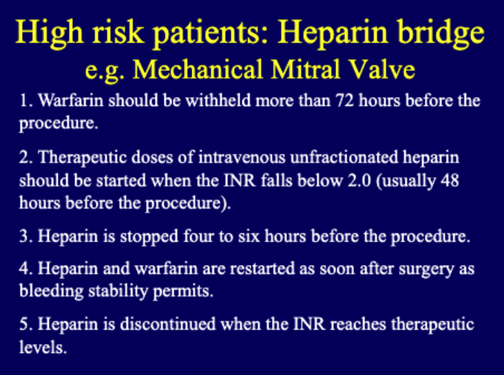 <p>heparin bridge</p>
