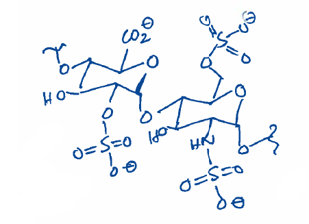 <p>anti coagulant, sulfate </p>