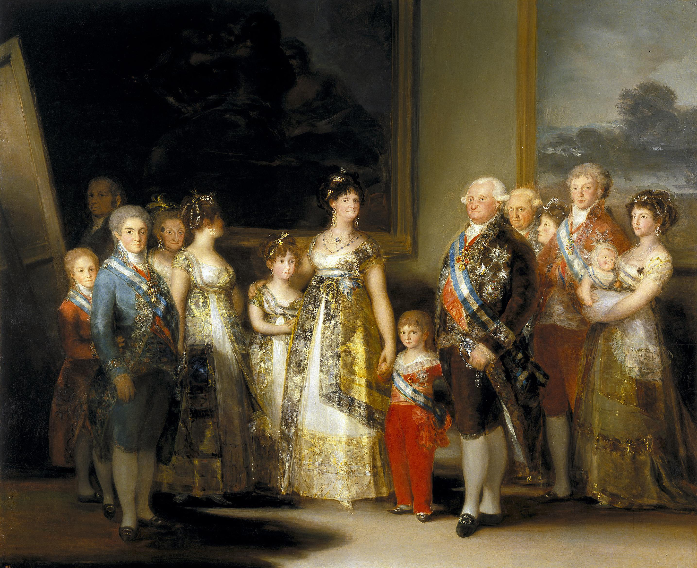 <p>the family of charles iv, spain</p>