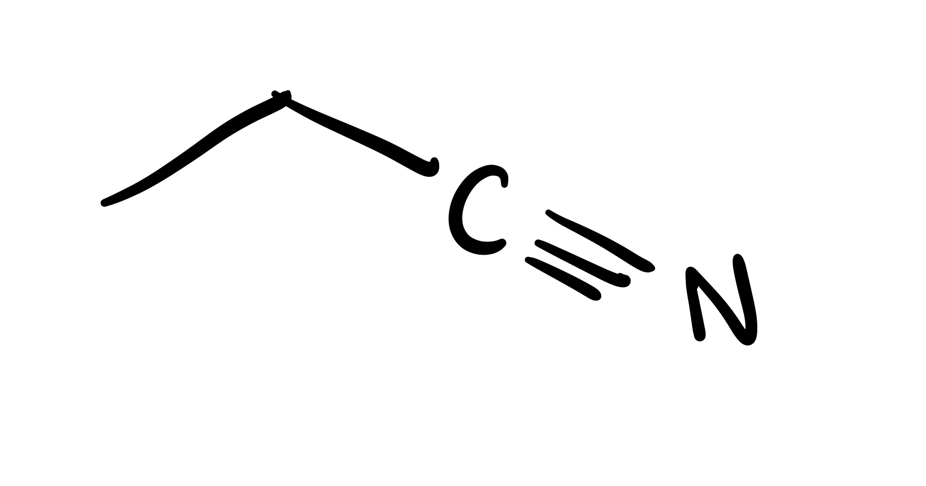 <p>The leave in group leaves the carbon chain, and the bullet structure attaches </p>