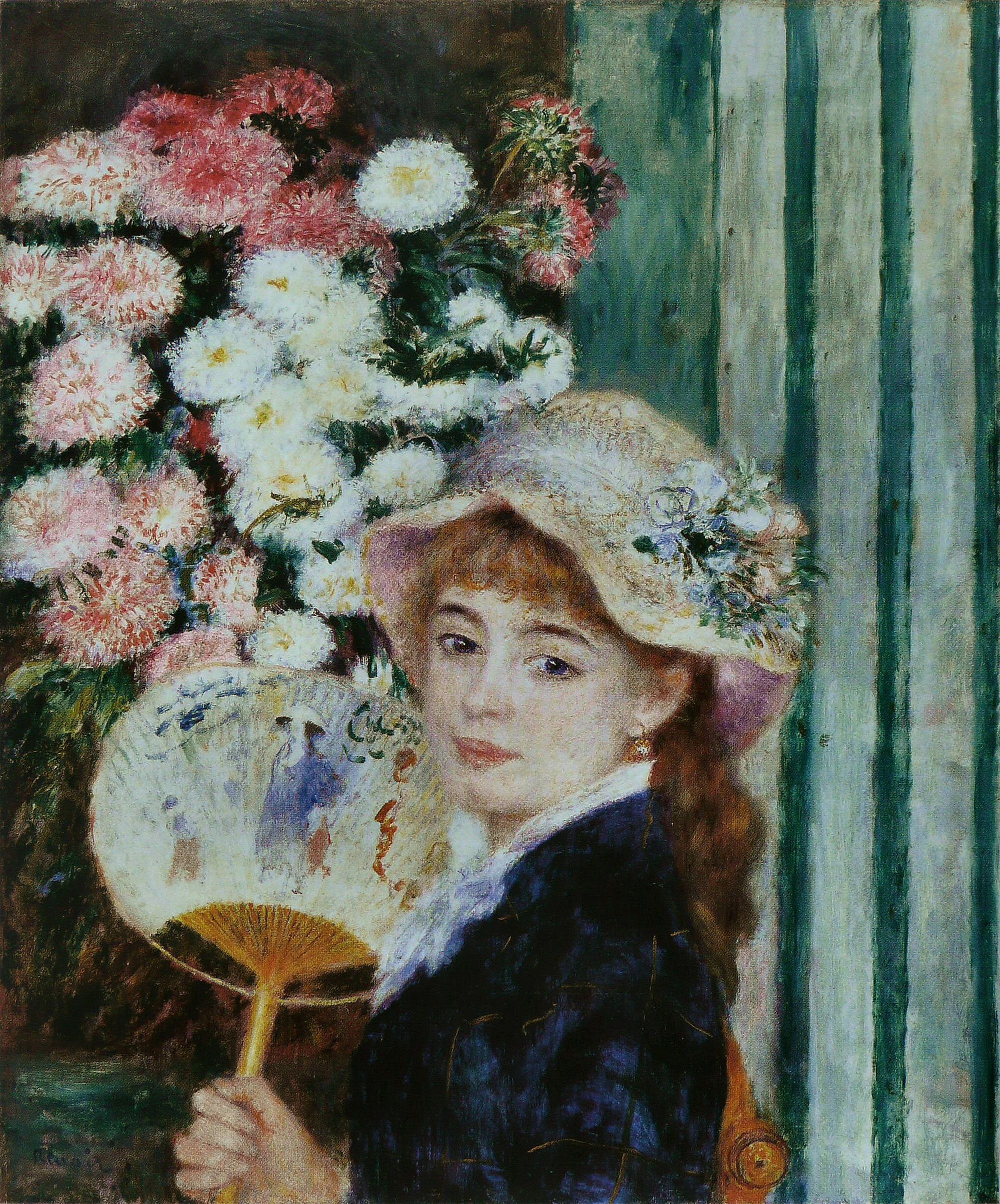 <p><em>Jeune fille avec un éventail</em></p>