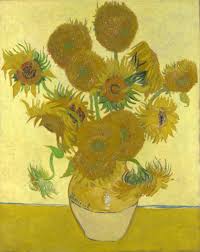 <p>Van Gogh, vase with Fourteen Sunflowers, Arles 1888, Oil on canvas, 93 × 73 cm</p>