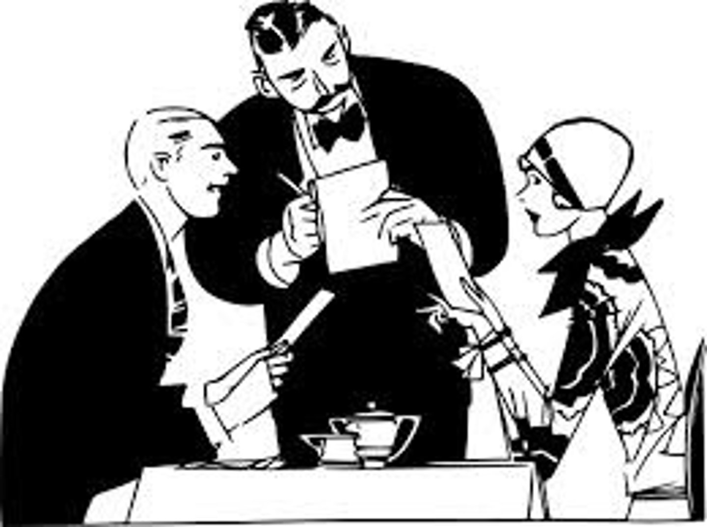 <p>to eat at a restaurant</p>