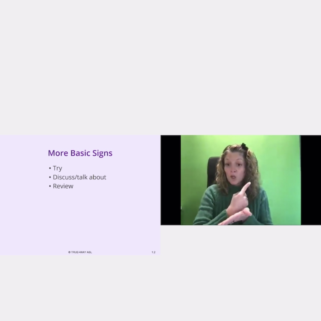 <p>Move finger along palm</p>