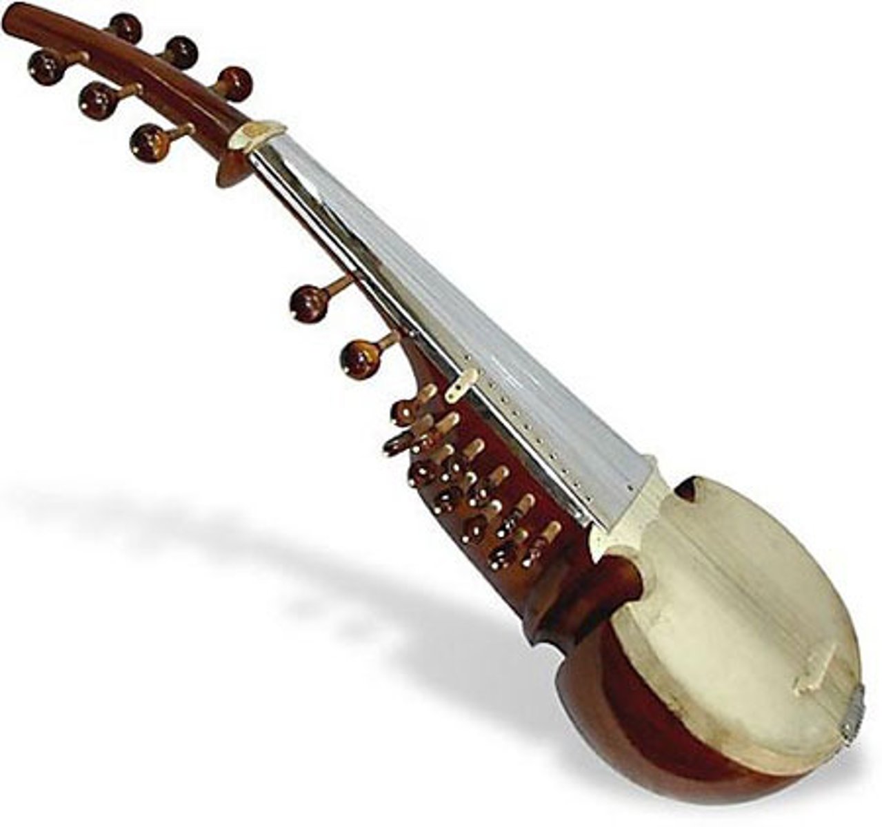 <p>a fretless plucked lute from northern India</p>