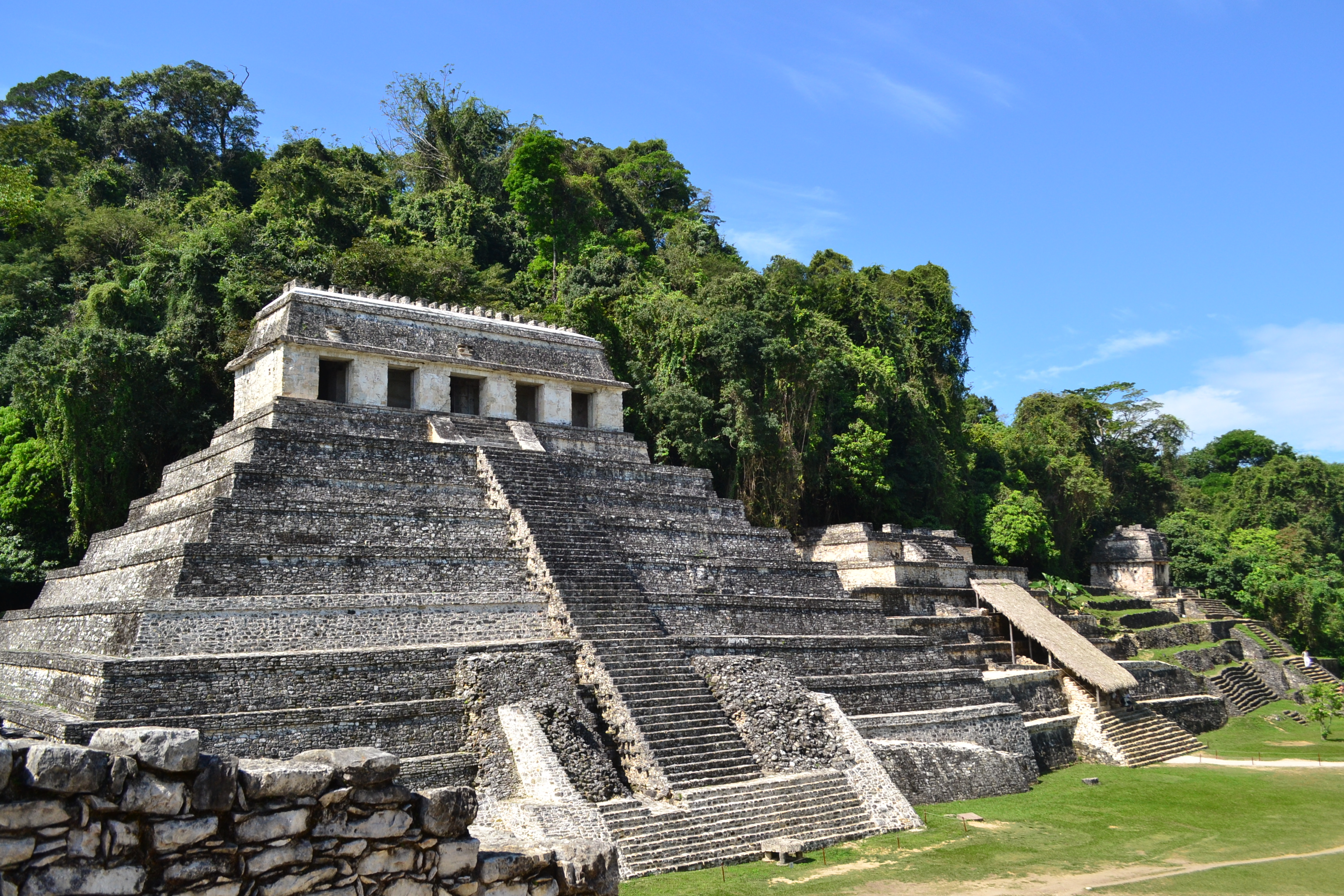 Temple of the Inscriptions, Palenque, Mexico, Maya culture, 683 CE