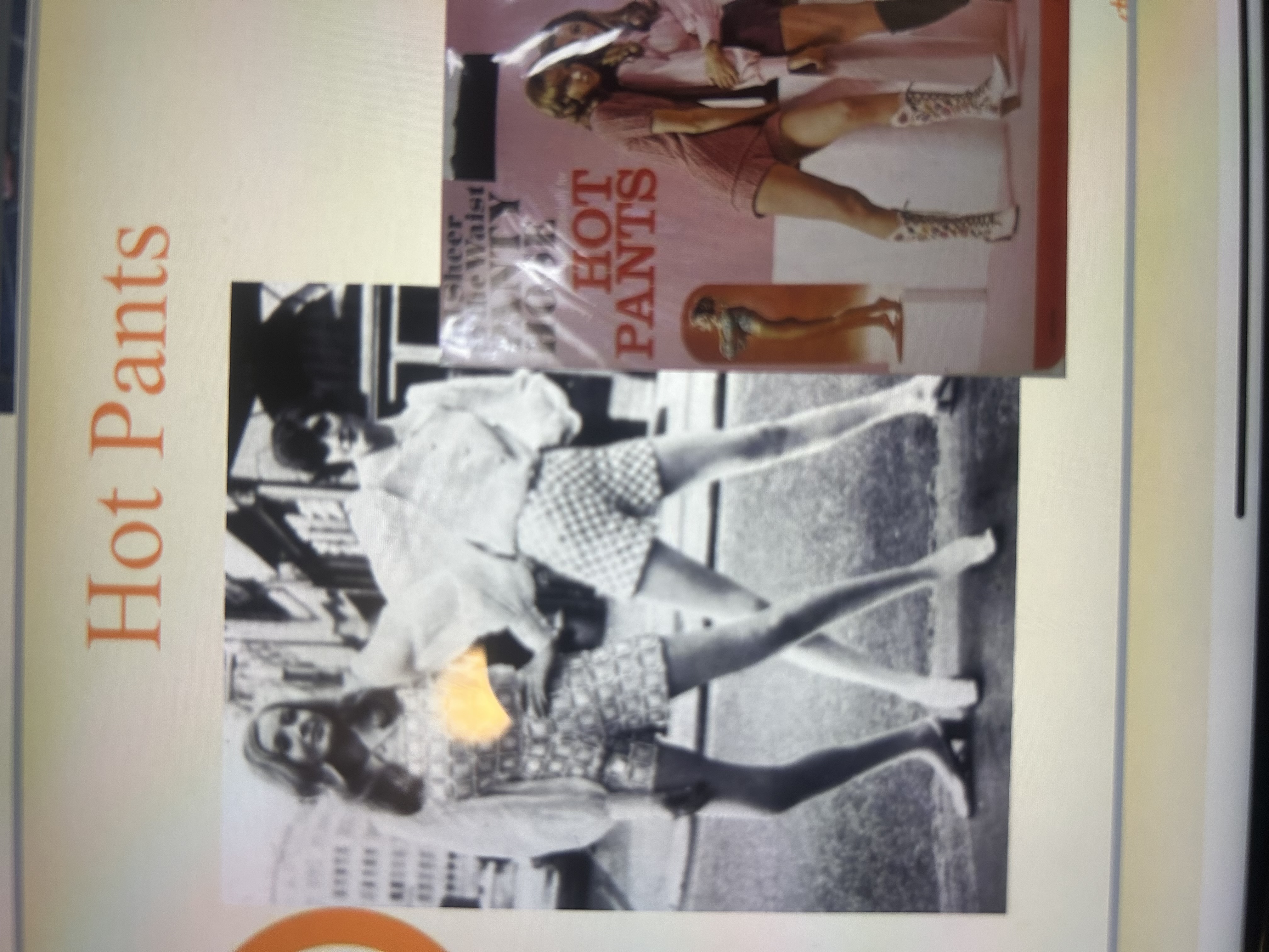 <p>Miniskirt, miniskirt, maxi skirt, hot pants</p><p>Short geometric, unisex, hair or long and straight op and pop art heavy eye makeup pale skin</p>