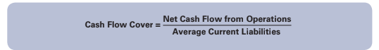 <p>a liquidity indicator that assesses the firm’s ability of the business’s Operating Cash Flow to meet its short-term debts as they fall due.</p>