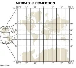 <p>Mercator projection</p>