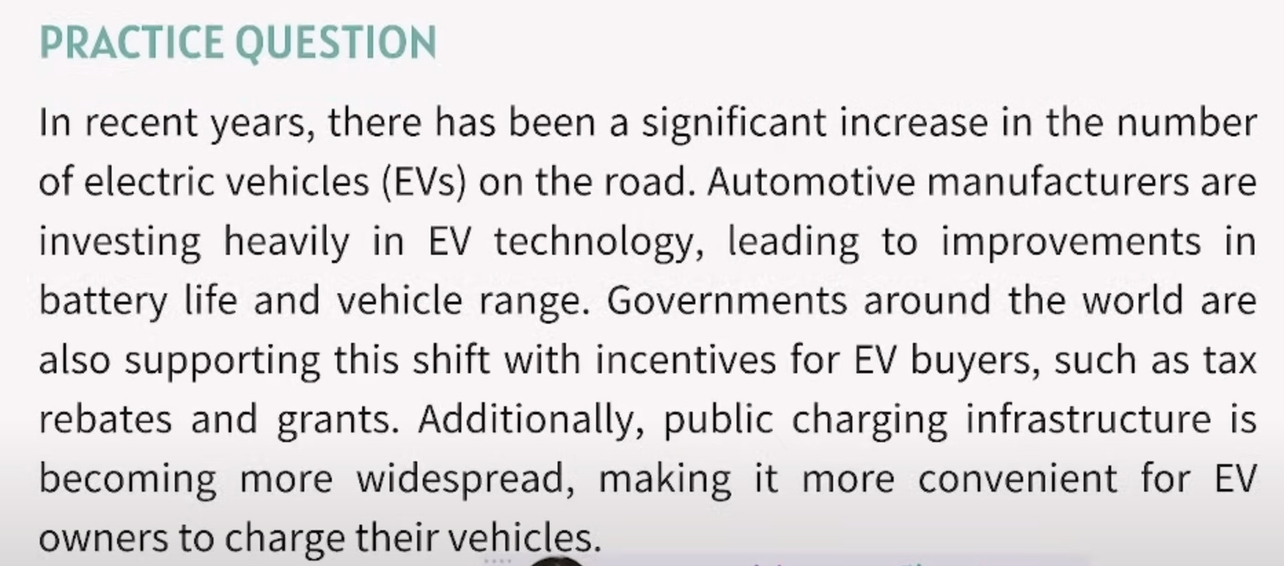 <p>What <strong><u>logical conclusion</u></strong> can be drawn about the future trend of vehicle purchases?</p>