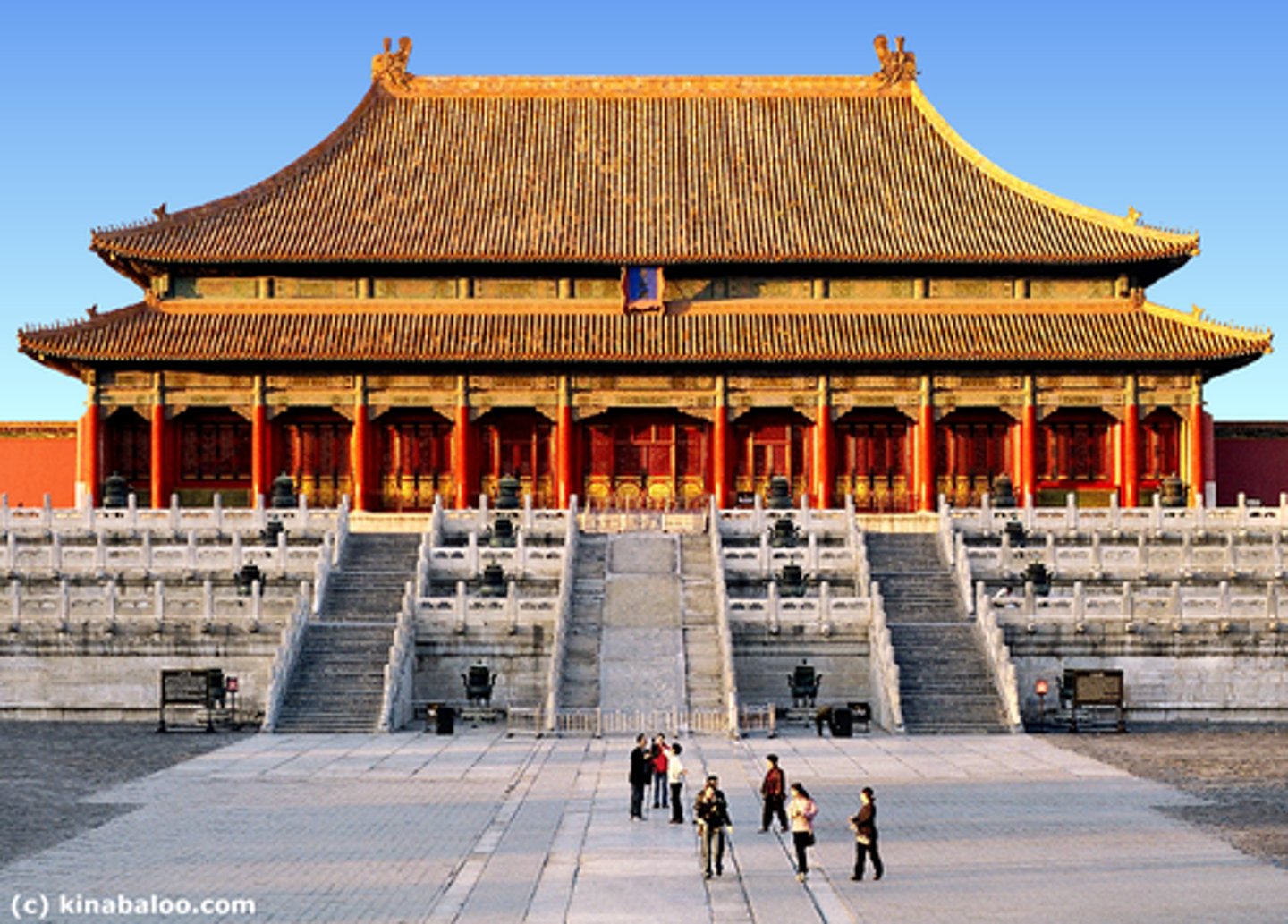 <p>Beijing, China</p><p>Ming Dynasty,</p><p>15th century CE and later</p><p>Form: Stone masonry, marble, brick, wood, and ceramic tile</p><p>Function: One of the largest architectural complexes in existence. Served as the home for the Emperors for the past 20-emperors.</p><p>The Forbidden City includes over 90 buildings with over 9,000 rooms. Mostly decorated with red walls and yellow roofs. The complex is surrounded by a 30 foot high wall. Today, the Forbidden City is a museum and historical site. It allows visitors to view previously unseen spaces that were reserved just for the royal court.</p>