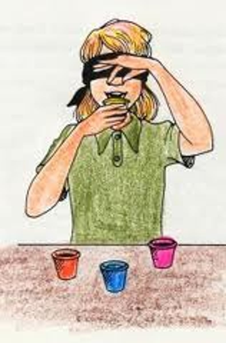 <p>to taste/ to try/to prove</p>
