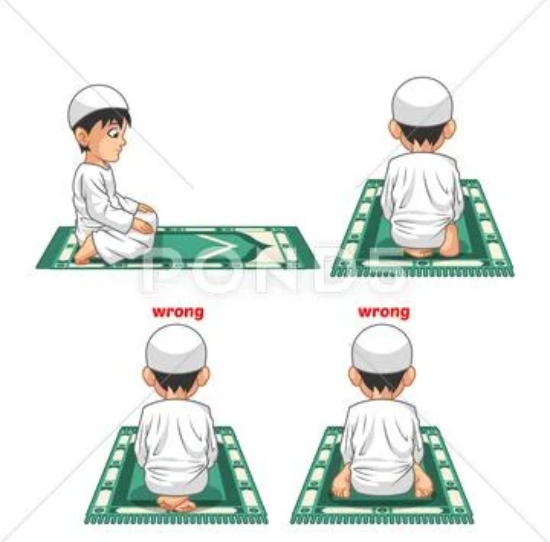 <p>Sitting during prayer</p>