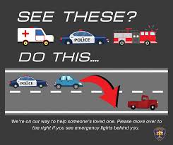 <p><span><span>When an emergency vehicle is approaching behind you, you should:</span></span></p>