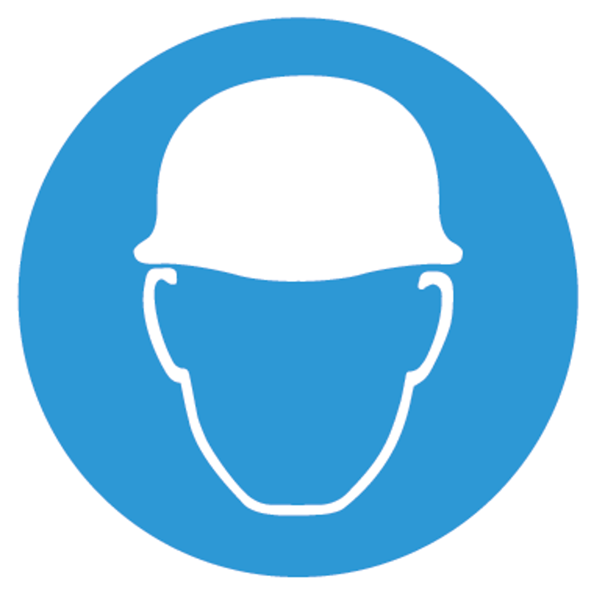 <p>Mandatory signs are blue and that means you need to follow the specific instructions, like wearing protective clothing (e.g. lab coat), gloves or safety glasses.</p>