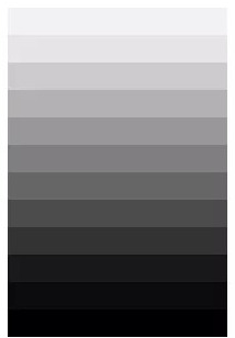 <p>The degree of lightness or darkness of a hue</p>