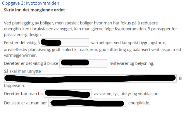 <p>(Introduksjonsoppgaver) Kyotopyramiden: Skriv inn det manglende ordet</p>