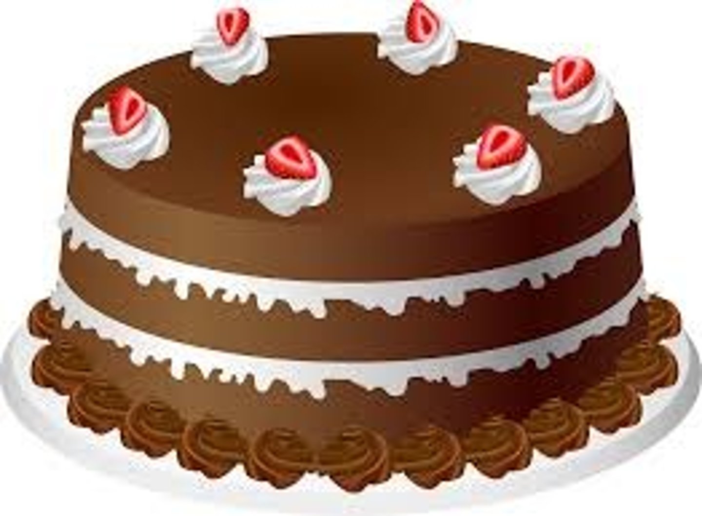 <p>She buys him/her a cake</p>