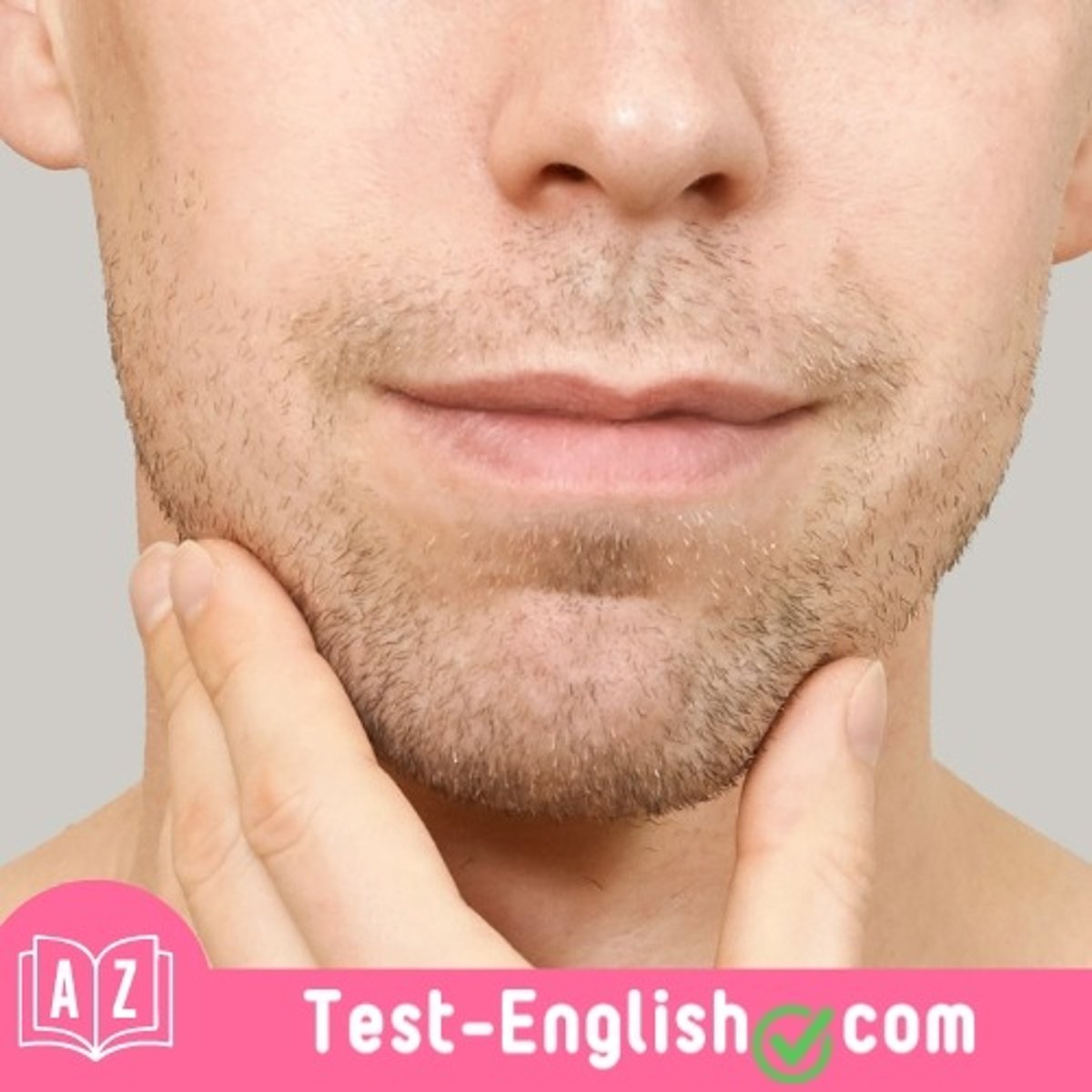 <p>A beard now covers Larry's _____.</p>