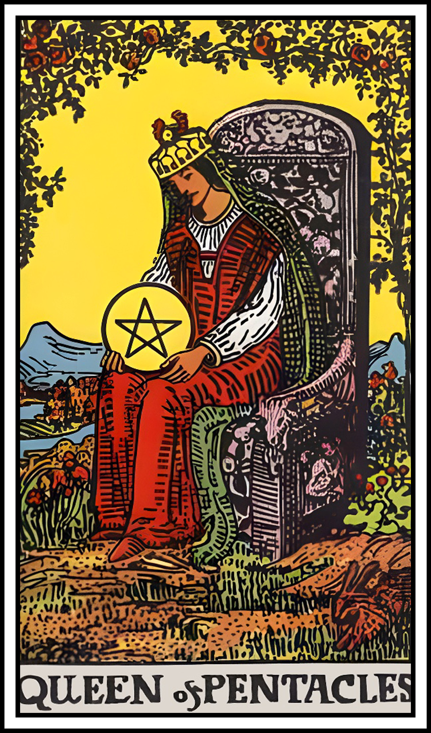 <p>queen of pentacles</p>
