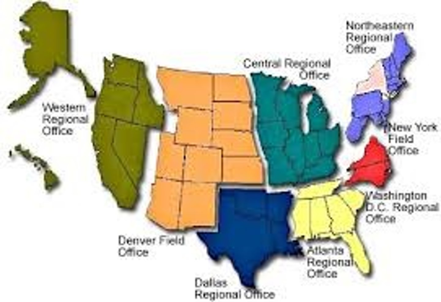 <p>an area of authority or control</p>