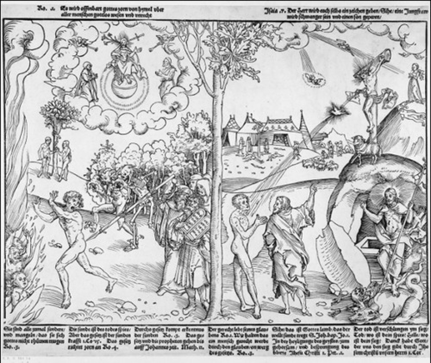 <p>Lucas Cranach the Elder. c. 1530 C.E. Woodcut and letterpress.</p>