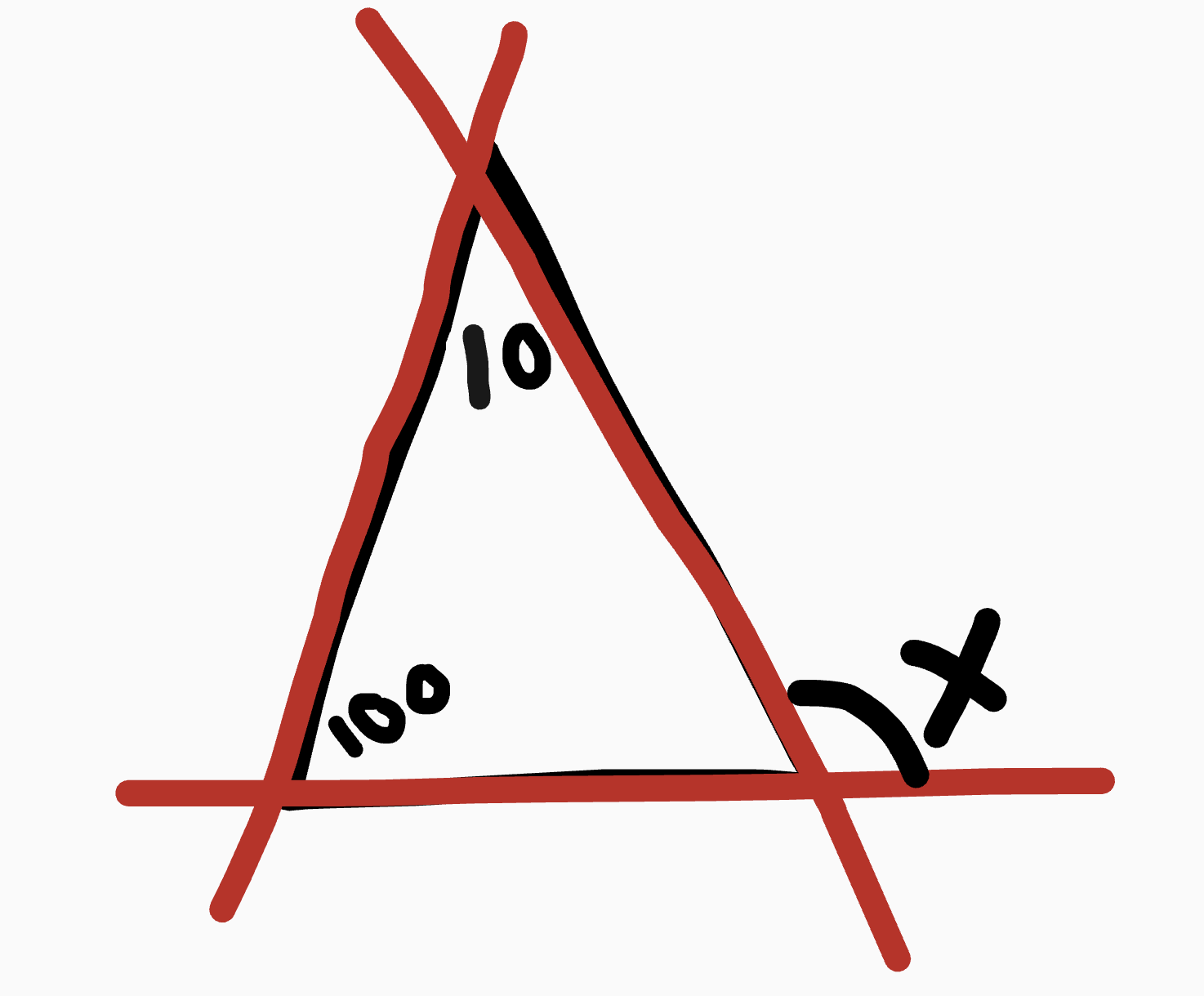 <p>x = 110</p>