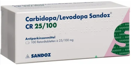 <p>Levodopa (precursor to dopamine)</p><p><em>Has dopa in the name—easy to remember</em></p>