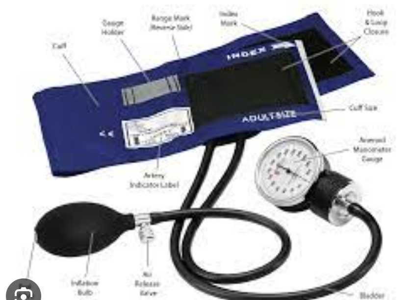 <p>Tool that measures blood pressure</p>