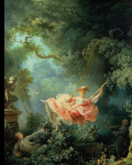 <p><span style="font-family: sans-serif">Jean-Honore Fragonard, The Swing, 1767</span></p>