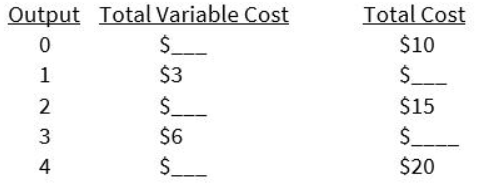 <p><strong>Based on the cost data, this firm has total fixed costs of:</strong><br></p>