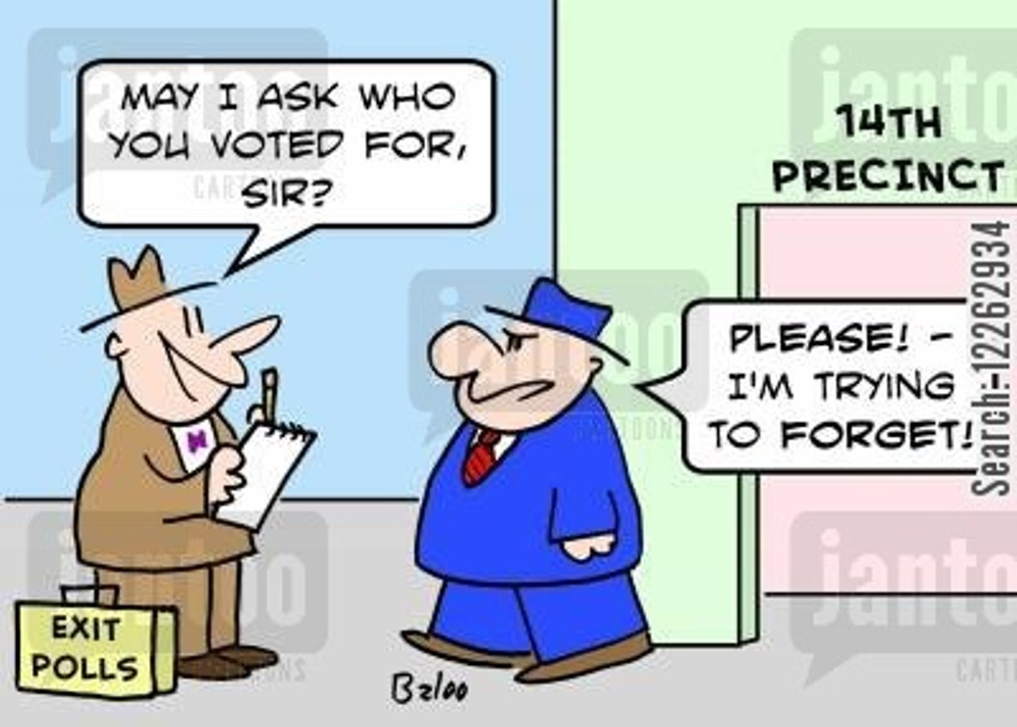 <p>a poll taken at randomly selected polling places after the citizens have placed their votes</p>