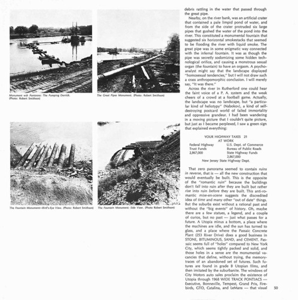 <p>rzeźba w poszerzonym polu / Artist's statement / artist's book (fotograficzne udokumentowanie performatywnej podróży)</p>