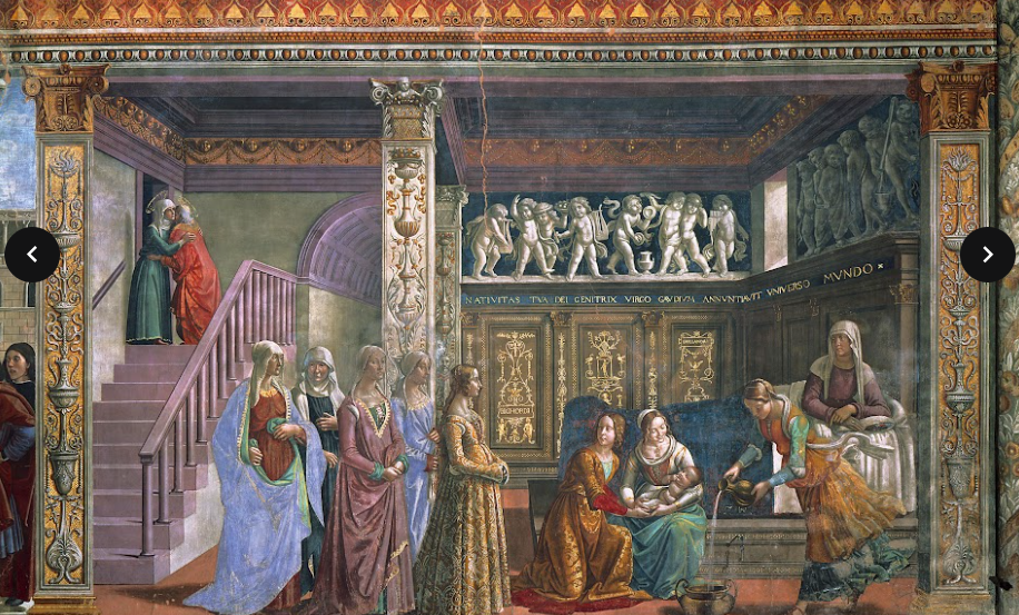 <p>nasterea fecioarei - domenico ghilrlandaio</p>