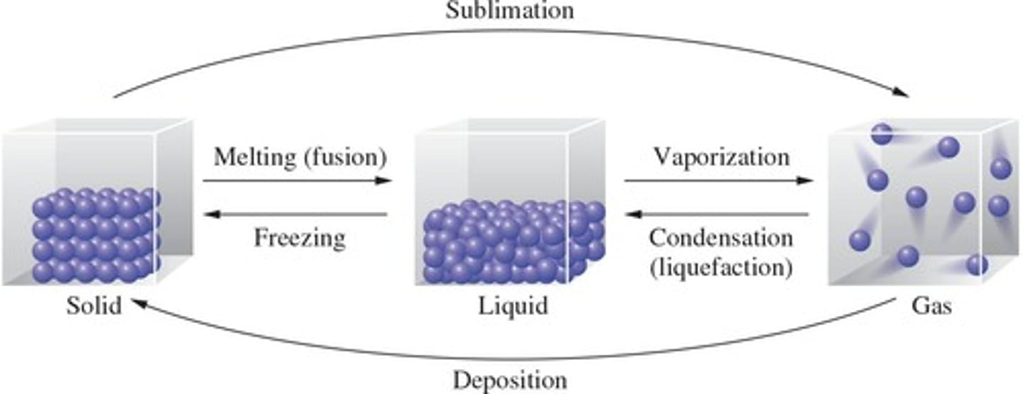<p>Solid to liquid phase transition, requires energy.</p>