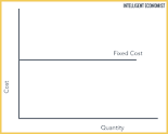 <p>cost of production that must be payed regardless of how much it produces or sells. ex: rent, interest payments, managerial salaries, advertising,<strong> indirect costs</strong></p>