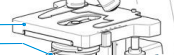 <p>horizontal platform which the microscope slide is placed</p>