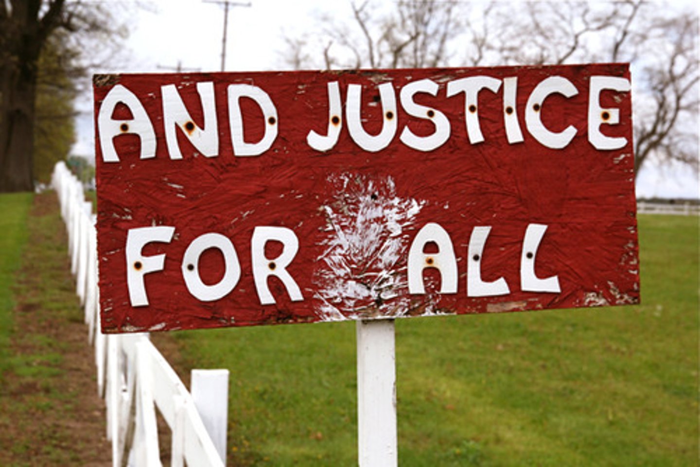 <p>The defense of human dignity by ensuring that essential human needs are met and that essential human rights are protected for all people.</p>