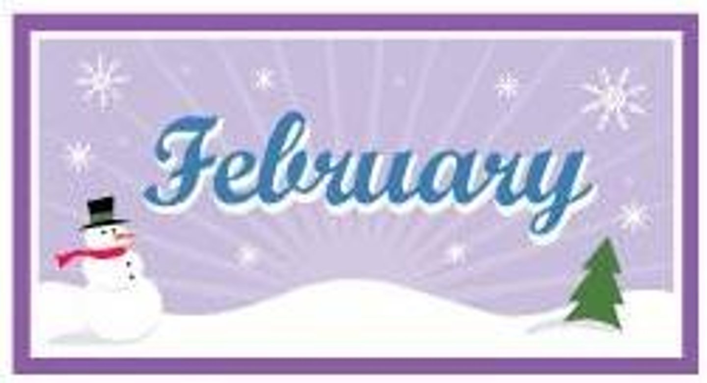<p>February</p>