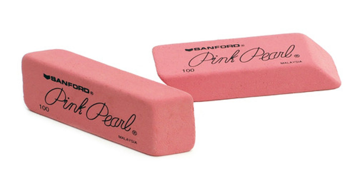 <p>the eraser, the erasers</p>