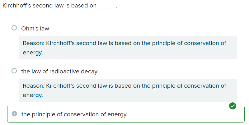 <p>c. The principle of conservation of energy</p>