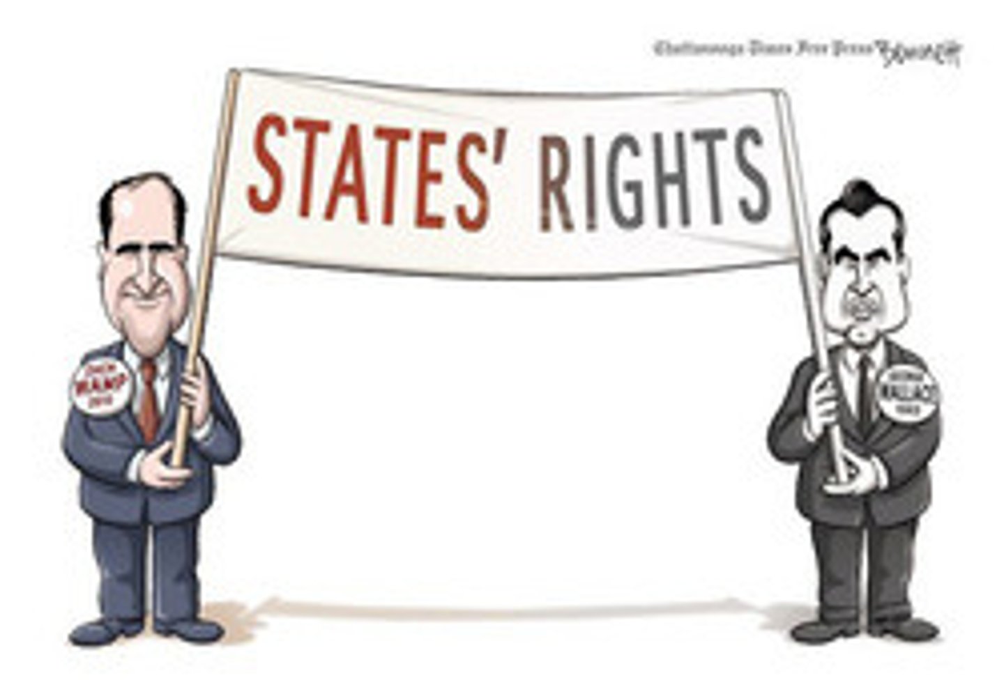 <p>Powers not delgated to the national government or denied to the states are reserved for the states or the people.</p>