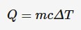 <p>The amount of energy required to increase the temperature of 1 kg of a substance by 1 °C. Also can be thought of as the amount of energy released by 1kg of a substance when its temperature decreases by 1K.It is a measure of a substance's ability to store thermal energy.</p><ul><li><p>m = mass of substance to be heated (kg)</p></li><li><p>c = specific heat capacity (J*kg^-1*K^-1)</p></li><li><p><span>Δ⁢T&nbsp;= change in temperature (°C or K)</span></p></li></ul><p></p>