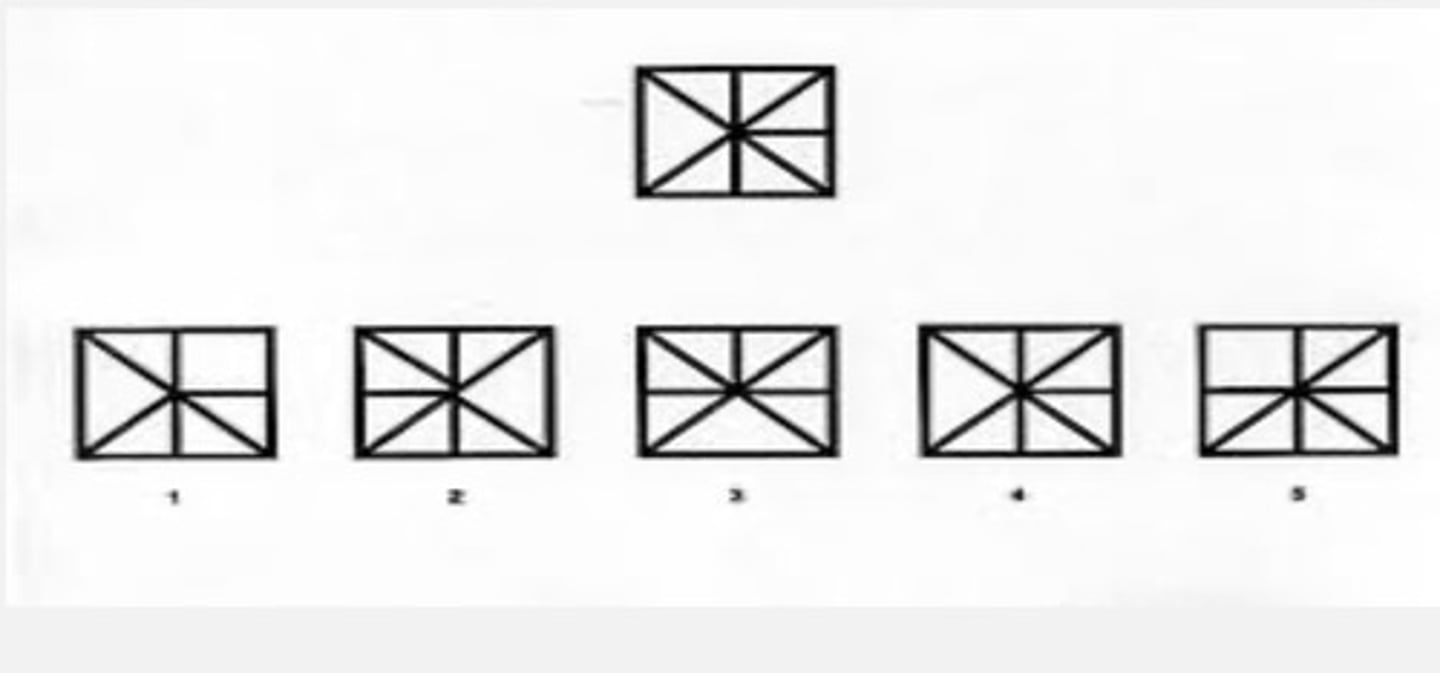 <p>comparing multiple items simultaneously to figure out which ones match or not</p>