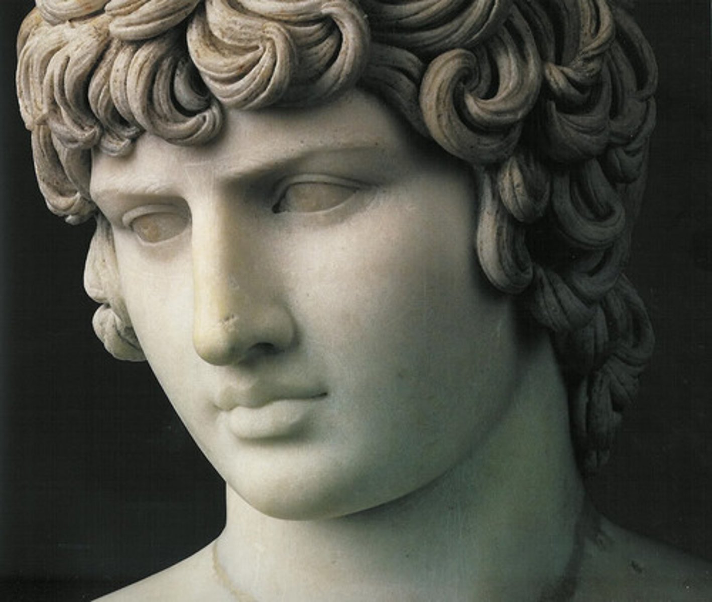 <p>Antinous- he was Hadrian's gay lover</p>