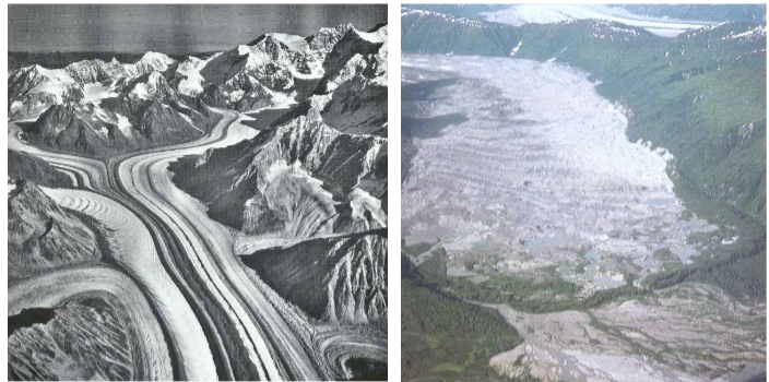 <p>What are glaciers and how do they form and move? What are the different types of moraines and how do they form?</p>