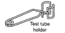 <p>Device used to hold test tubes over a Bunsen burner.</p>